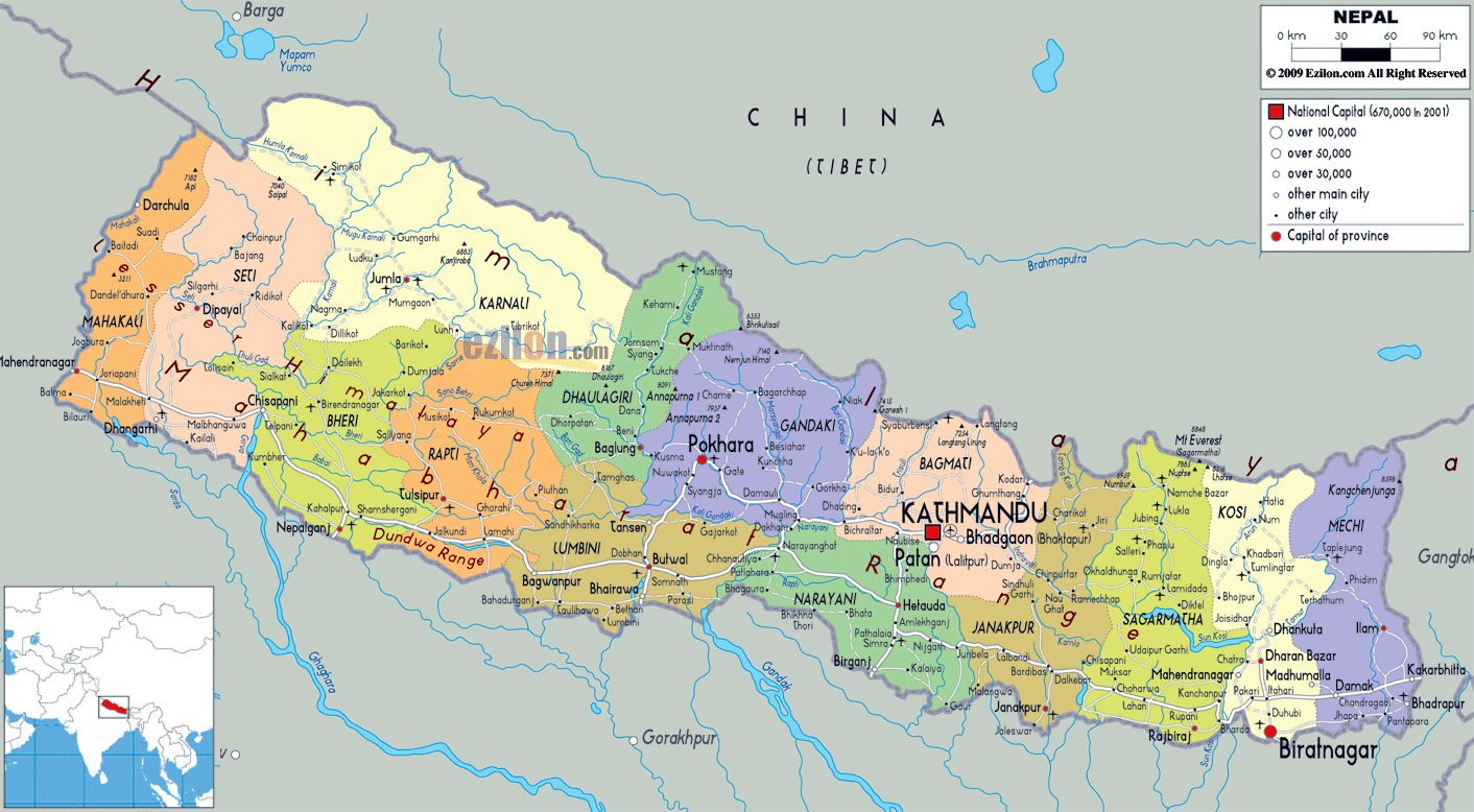 Nepal Map