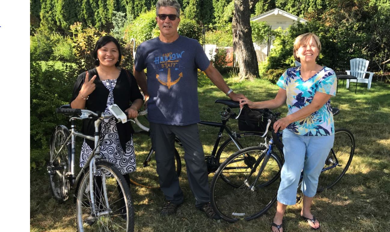 Bike Riding with Katherin from Peru for Post