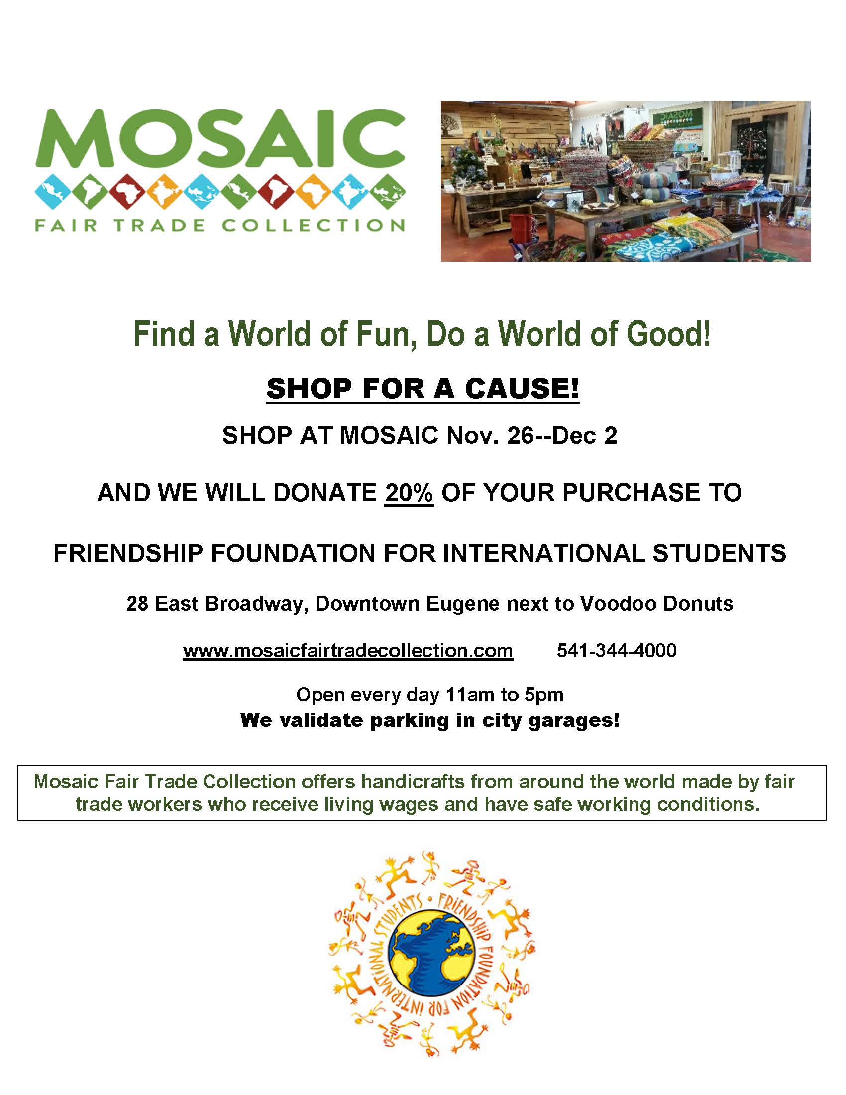FFIS Fundraiser at Mosaic