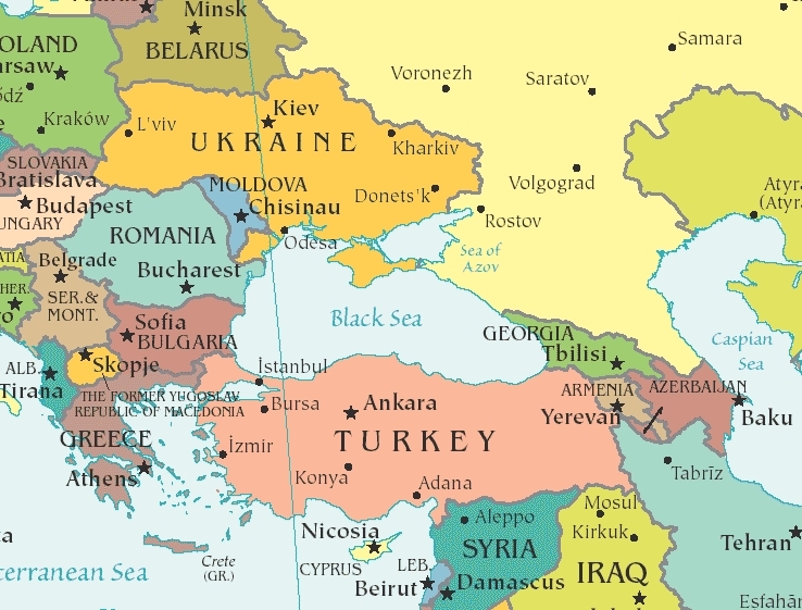 Map of Turkey