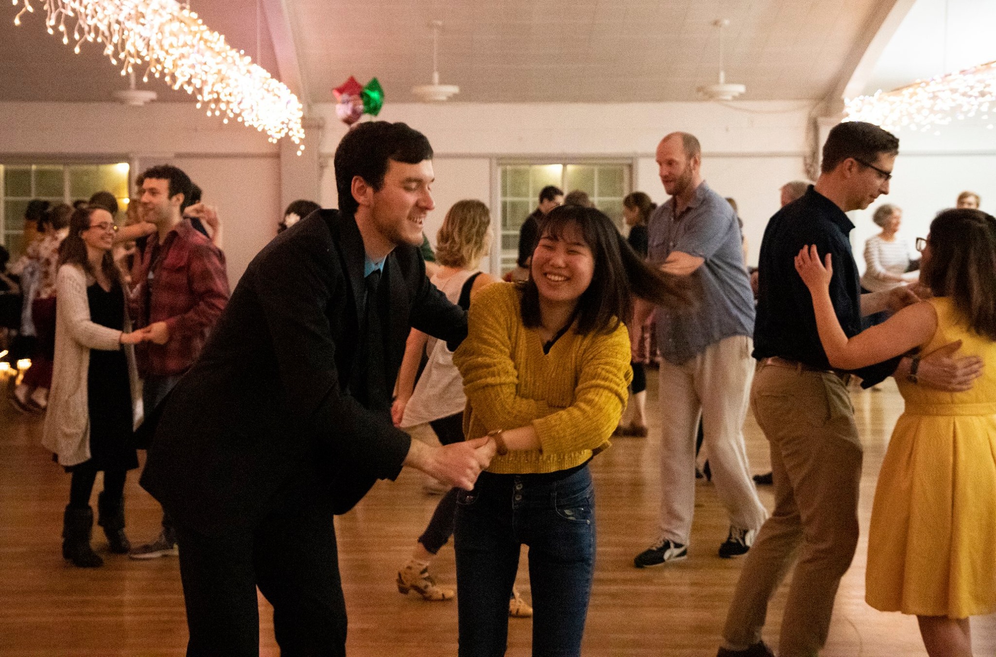 Akari dancing with Weston